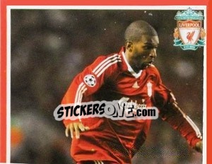 Sticker Ryan Babel - Liverpool FC 2008-2009 - Panini