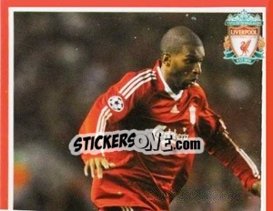 Sticker Ryan Babel - Liverpool FC 2008-2009 n. 118 - Panini