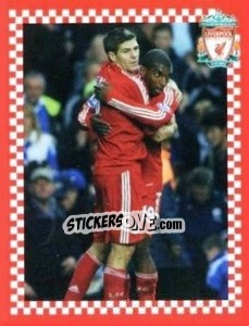 Sticker Ryan Babel - Liverpool FC 2008-2009 n. 122 - Panini