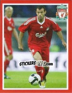 Sticker Javier Mascherano - Liverpool FC 2008-2009 n. 126 - Panini