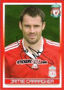 Sticker Jamie Carragher - Liverpool FC 2008-2009 n. 135 - Panini