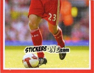 Sticker Jamie Carragher - Liverpool FC 2008-2009 n. 137 - Panini