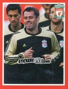 Sticker Jamie Carragher - Liverpool FC 2008-2009 - Panini