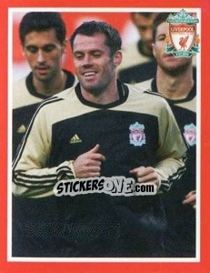 Sticker Jamie Carragher - Liverpool FC 2008-2009 n. 139 - Panini