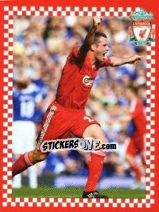 Sticker Jamie Carragher - Liverpool FC 2008-2009 n. 140 - Panini