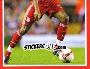 Sticker David N'Gog - Liverpool FC 2008-2009 n. 143 - Panini