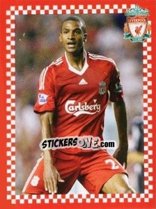 Sticker David N'Gog - Liverpool FC 2008-2009 n. 146 - Panini