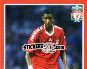 Cromo Damien Plessis - Liverpool FC 2008-2009 - Panini