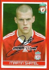 Sticker Martin Skrtel - Liverpool FC 2008-2009 - Panini