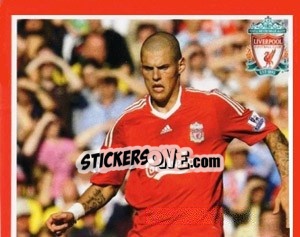 Sticker Martin Skrtel - Liverpool FC 2008-2009 n. 160 - Panini