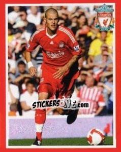 Sticker Martin Skrtel - Liverpool FC 2008-2009 n. 162 - Panini