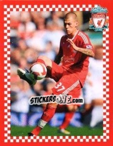 Sticker Martin Skrtel - Liverpool FC 2008-2009 n. 164 - Panini