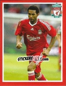 Sticker Jermaine Pennant - Liverpool FC 2008-2009 n. 165 - Panini