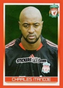 Sticker Charles Itandje - Liverpool FC 2008-2009 n. 172 - Panini