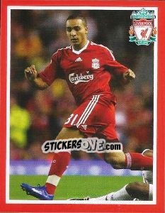 Sticker Nabil El Zhar - Liverpool FC 2008-2009 - Panini