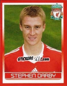 Figurina Stephen Darby - Liverpool FC 2008-2009 - Panini