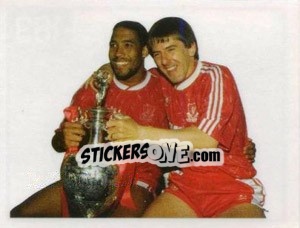 Sticker John Barnes / Peter Beardsley - Liverpool FC 2008-2009 n. 183 - Panini