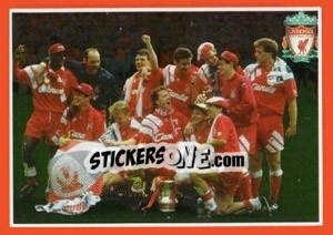 Sticker 1991-92 F.A. Cup Final - Liverpool FC 2008-2009 n. 185 - Panini
