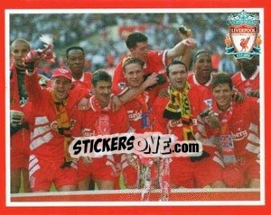Sticker Steve McManaman / John Barnes - Liverpool FC 2008-2009 n. 186 - Panini