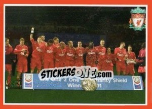 Sticker 2001-02 F.A. Charity Shield - Liverpool FC 2008-2009 - Panini