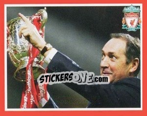 Figurina Gerard Houllier - Liverpool FC 2008-2009 - Panini