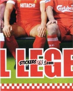 Sticker Liverpool Legends Team Photo - Liverpool FC 2008-2009 - Panini
