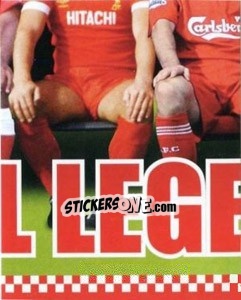 Sticker Liverpool Legends Team Photo - Liverpool FC 2008-2009 n. 205 - Panini