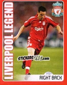 Figurina Steve Finnan - Liverpool FC 2008-2009 - Panini