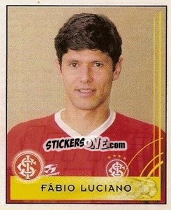Sticker Fábio Luciano - Campeonato Brasileiro 2001 - Panini