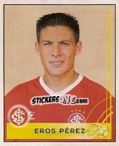 Figurina Eros Péres - Campeonato Brasileiro 2001 - Panini