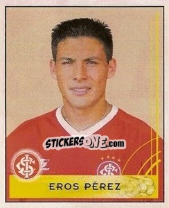 Cromo Eros Péres - Campeonato Brasileiro 2001 - Panini