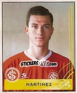 Sticker Martinez - Campeonato Brasileiro 2001 n. 8 - Panini