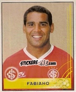 Cromo Fabiano - Campeonato Brasileiro 2001 - Panini