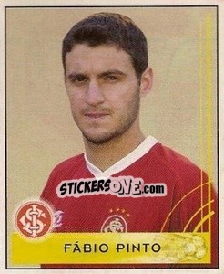 Sticker Fábio Pinto - Campeonato Brasileiro 2001 - Panini