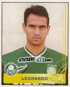Cromo Leonardo - Campeonato Brasileiro 2001 - Panini