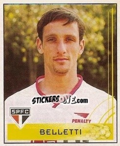 Sticker Belletti - Campeonato Brasileiro 2001 - Panini
