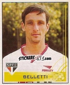 Sticker Belletti - Campeonato Brasileiro 2001 n. 67 - Panini