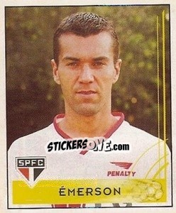 Figurina Émerson - Campeonato Brasileiro 2001 - Panini