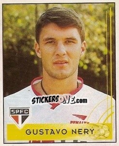 Cromo Gustavo Nery - Campeonato Brasileiro 2001 - Panini