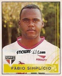 Sticker Fábio Simplício - Campeonato Brasileiro 2001 - Panini