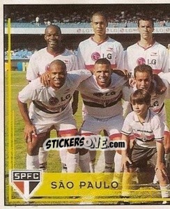 Figurina Equipe de foto - Campeonato Brasileiro 2001 - Panini