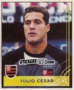 Figurina Júlio Cesar - Campeonato Brasileiro 2001 - Panini