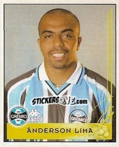 Cromo Ánderson Lima - Campeonato Brasileiro 2001 - Panini