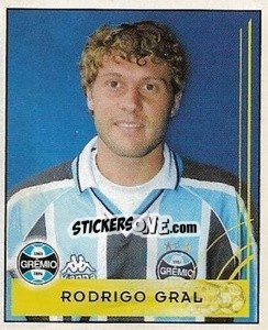 Cromo Rodrigo Gral - Campeonato Brasileiro 2001 - Panini