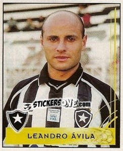 Cromo Leandro Ávila - Campeonato Brasileiro 2001 n. 166 - Panini