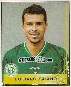 Figurina Luciano Baiano - Campeonato Brasileiro 2001 - Panini