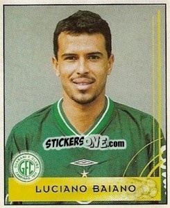 Cromo Luciano Baiano - Campeonato Brasileiro 2001 n. 183 - Panini