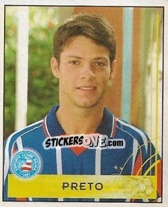 Figurina Preto - Campeonato Brasileiro 2001 - Panini