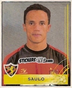 Cromo Saulo - Campeonato Brasileiro 2001 - Panini