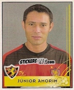 Cromo Júnior Amorim - Campeonato Brasileiro 2001 n. 255 - Panini